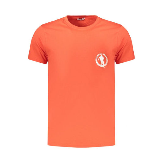 Orange Cotton Men's T-Shirt