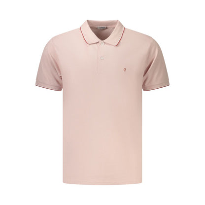 Pink Cotton Men's Polo Shirt
