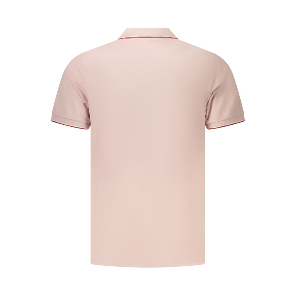 Pink Cotton Men's Polo Shirt