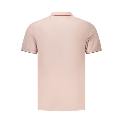 Pink Cotton Men's Polo Shirt