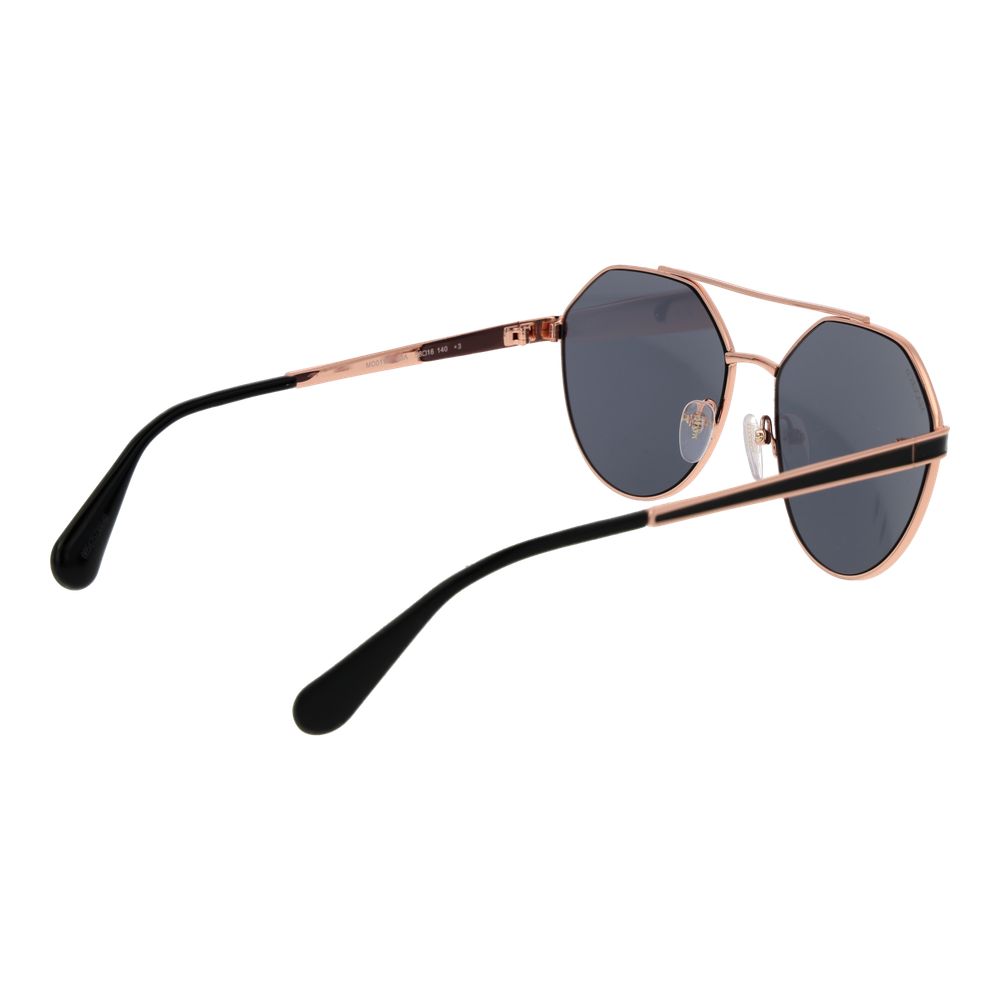 Rose Gold Metal Sunglasses