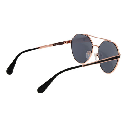 Rose Gold Metal Sunglasses