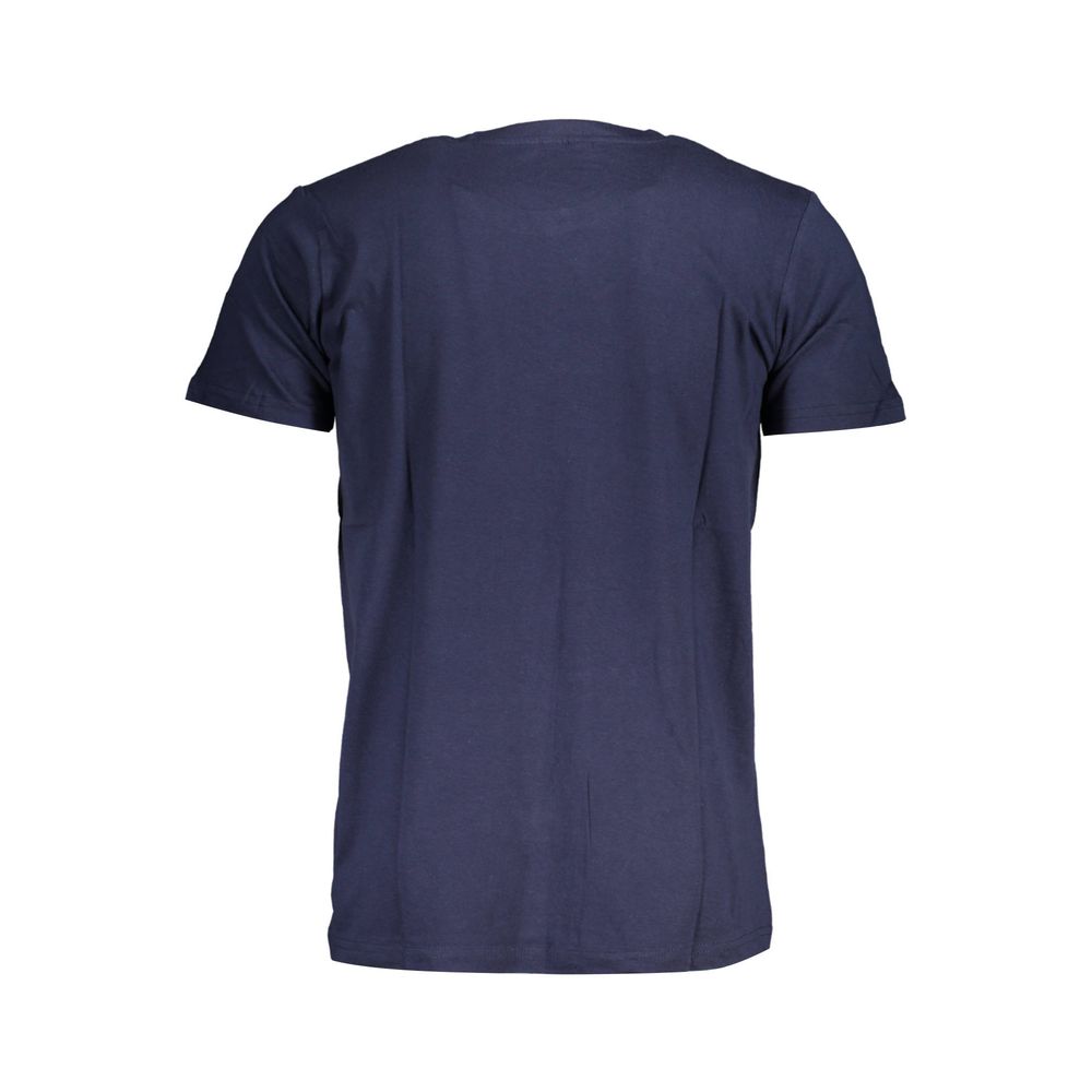 Blue Cotton Men's T-Shirt