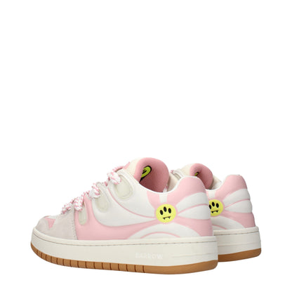 White Leather Low Top Sneakers
