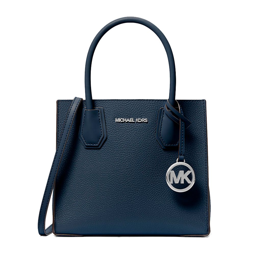 Blue Fur Handbag
