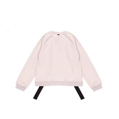 Gray Elastane Sweatshirt