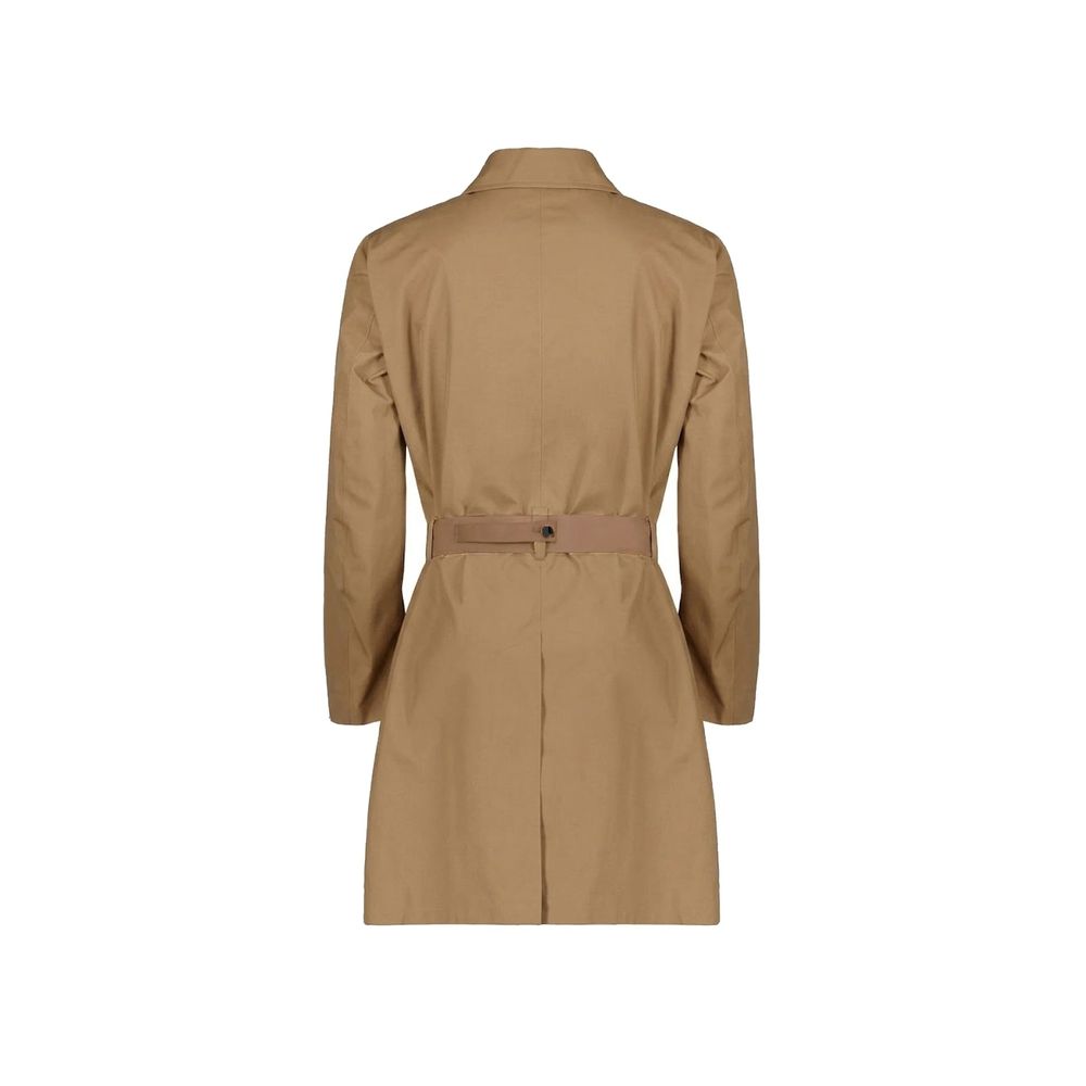 Brown Polyester Coat