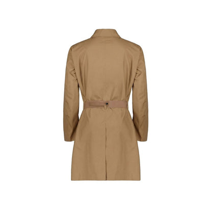 Brown Polyester Coat