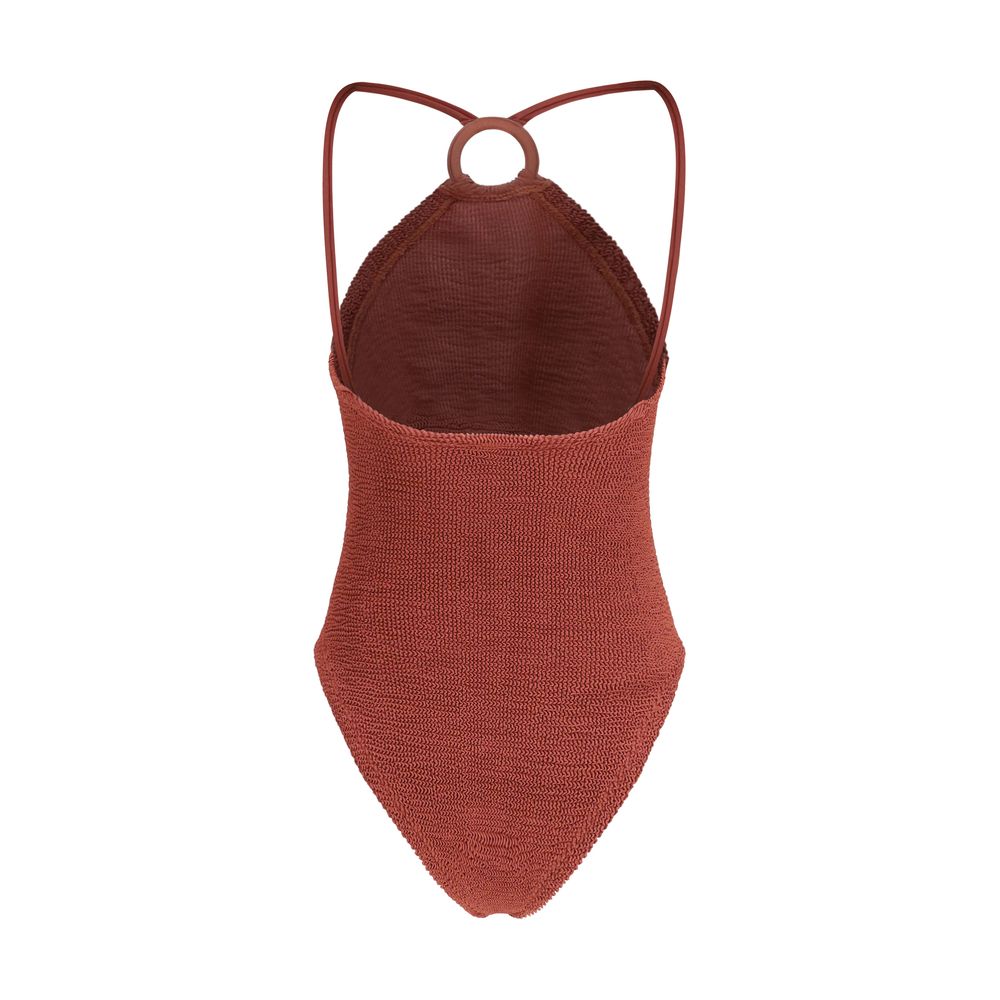 Multicolor Polyamide One-Piece Swimsuit