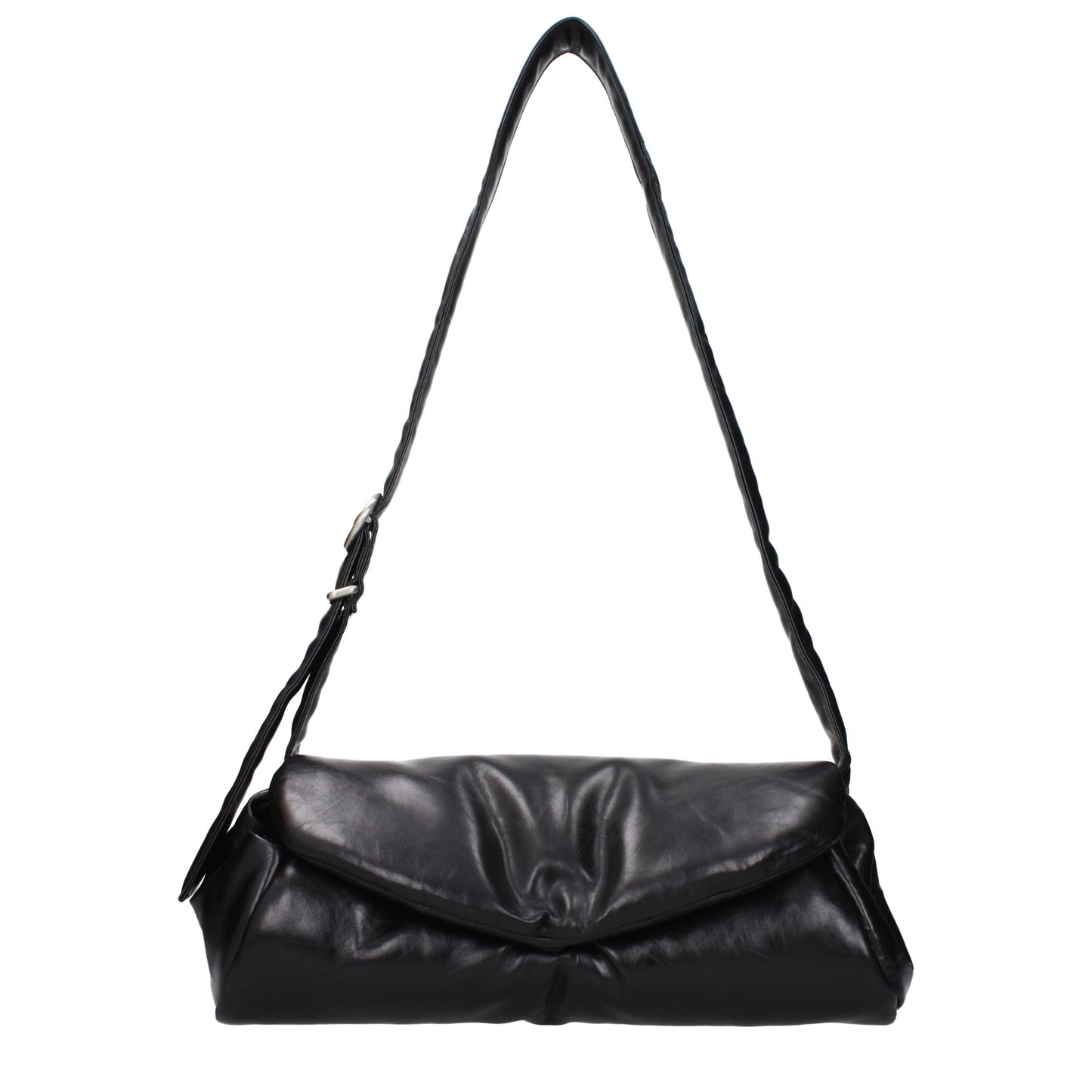 Black Leather Crossbody Bag