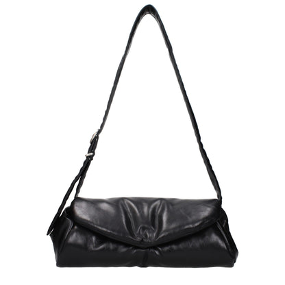 Black Leather Crossbody Bag
