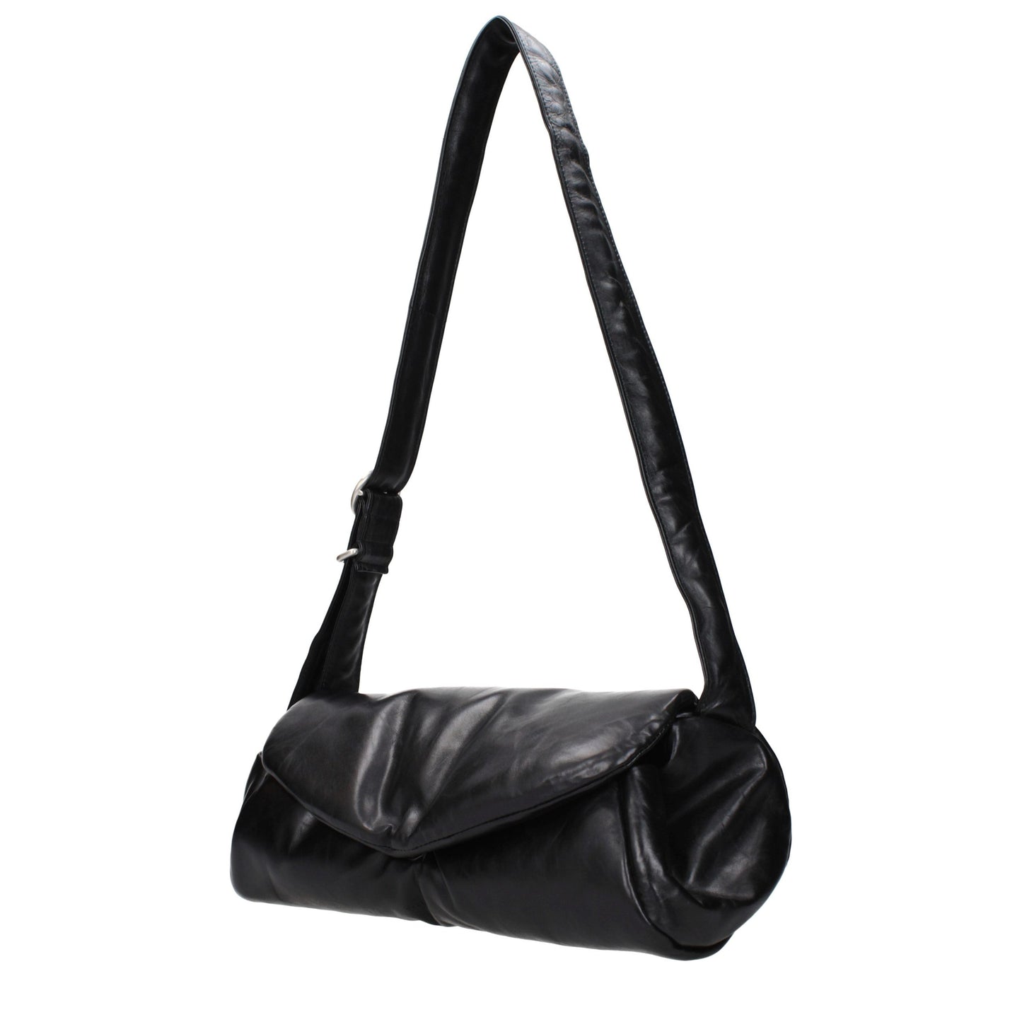 Black Leather Crossbody Bag