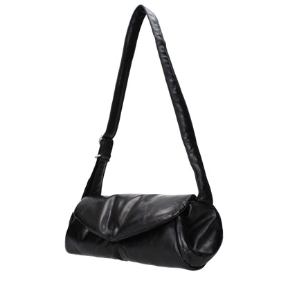 Black Leather Crossbody Bag
