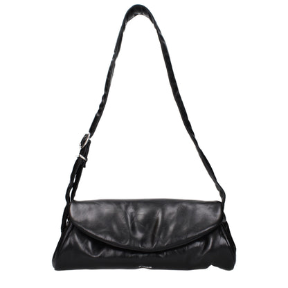 Black Leather Crossbody Bag