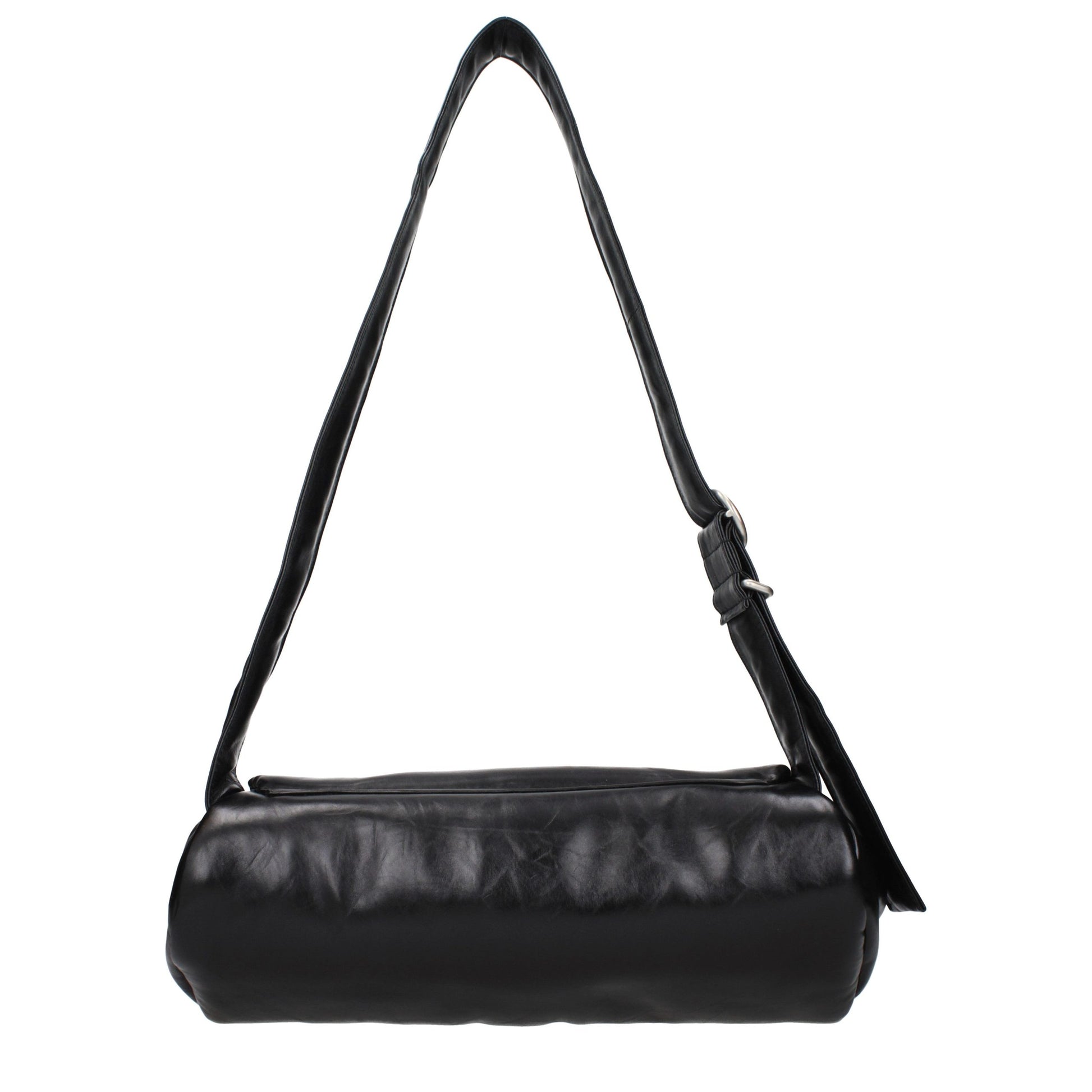 Black Leather Crossbody Bag