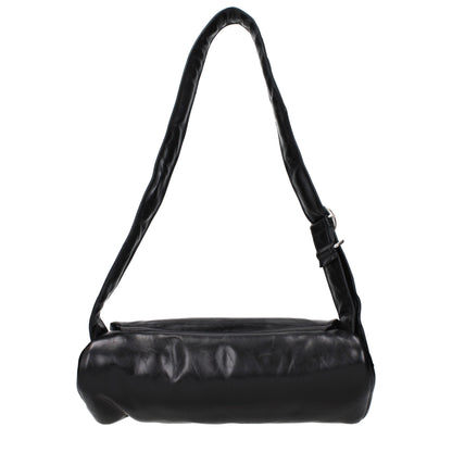 Black Leather Crossbody Bag
