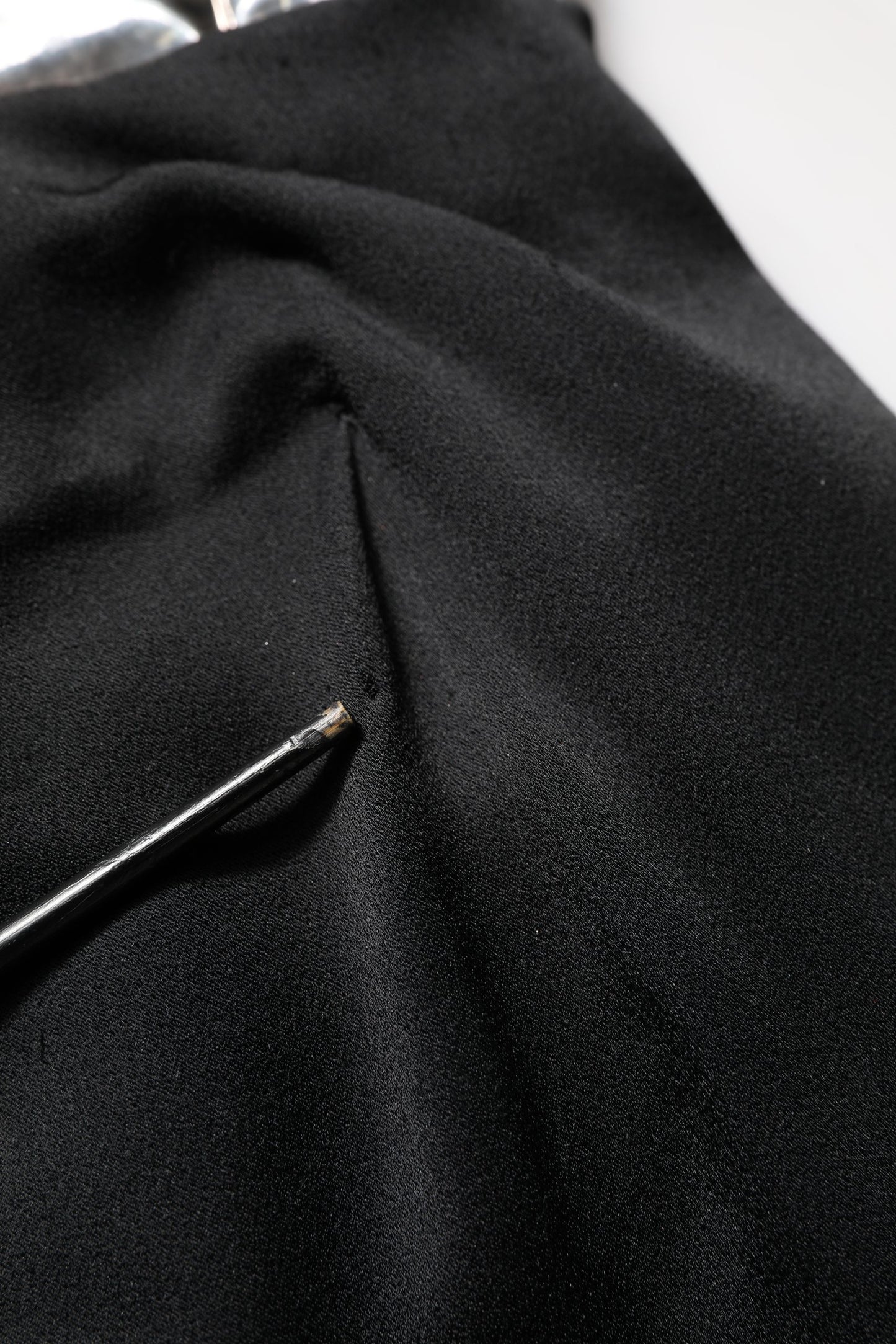 Black Silver OneShoulder Cocktail Gown Dress