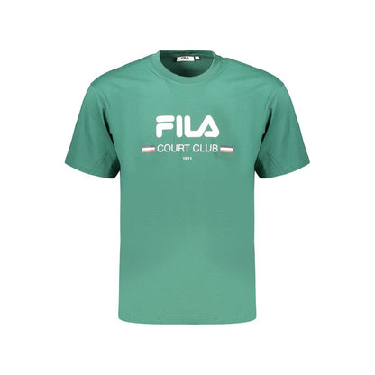 Green Cotton Men's T-Shirt