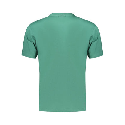 Green Cotton Men's T-Shirt