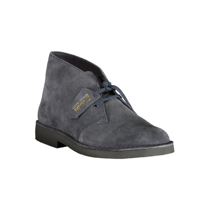 Blue Leather Men's Boot