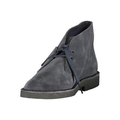 Blue Leather Men's Boot