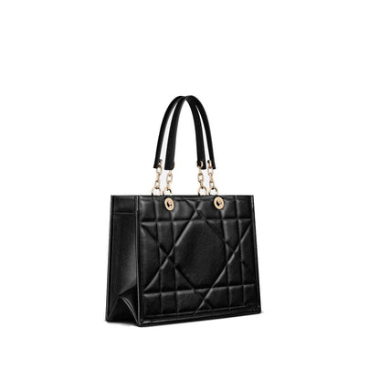 Black Leather Tote Bag