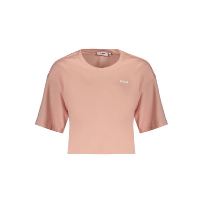 Pink Cotton Women's T-Shirt