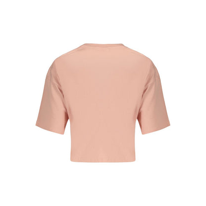 Pink Cotton Women's T-Shirt