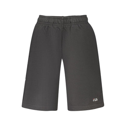 Black Cotton Men's Pants