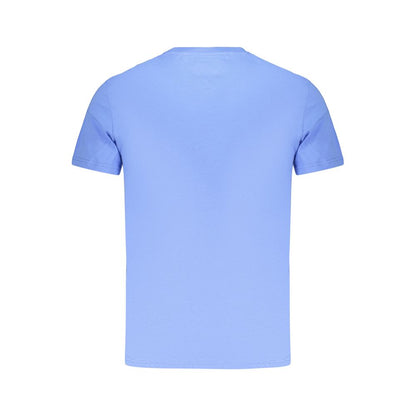 Light Blue Cotton Men's T-Shirt