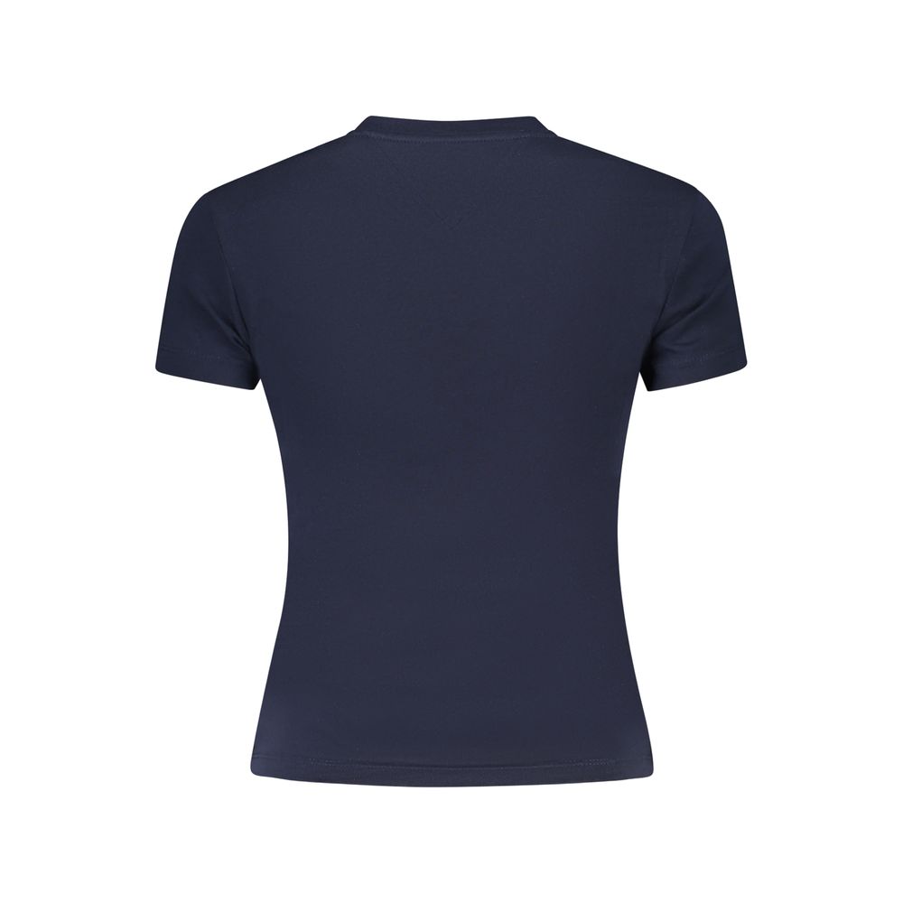 Blue Cotton Women's T-Shirt