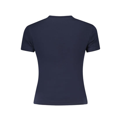 Blue Cotton Women's T-Shirt