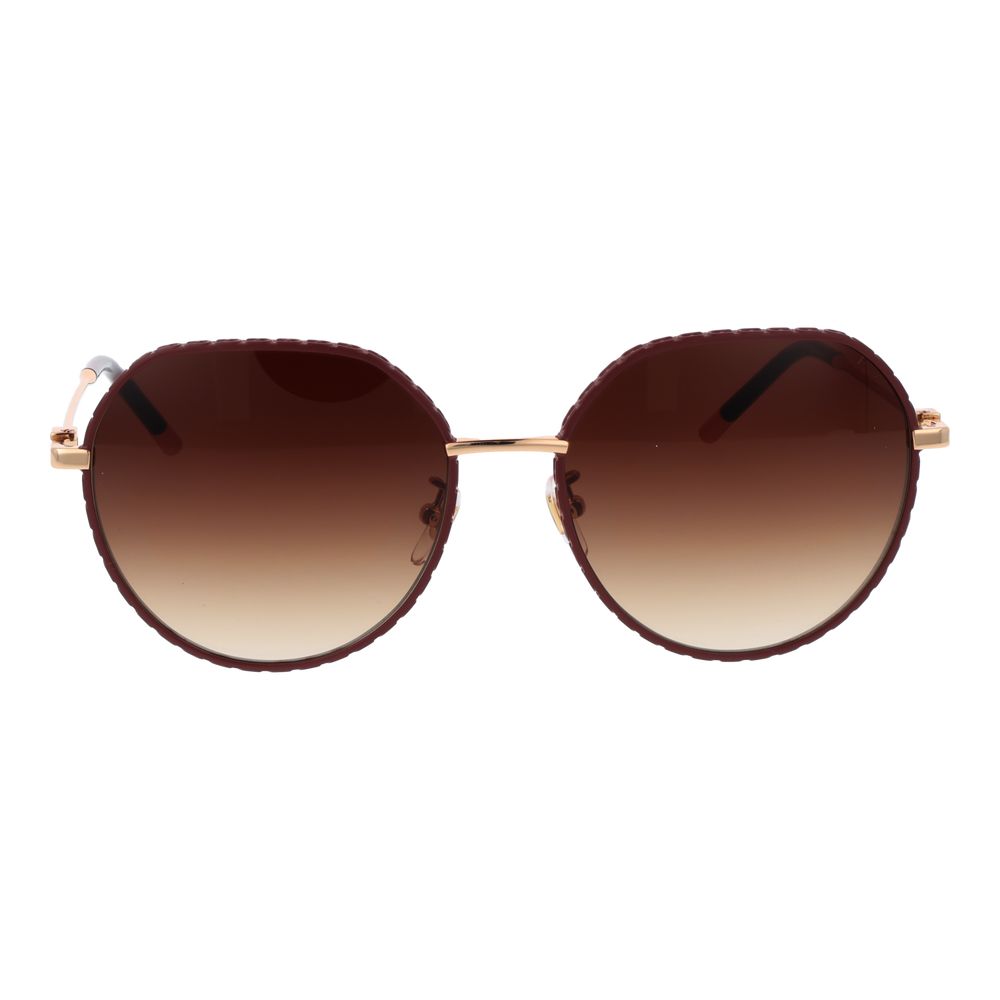Rose Gold Metal Sunglasses