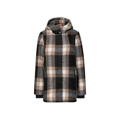 Beige Polyester Coat
