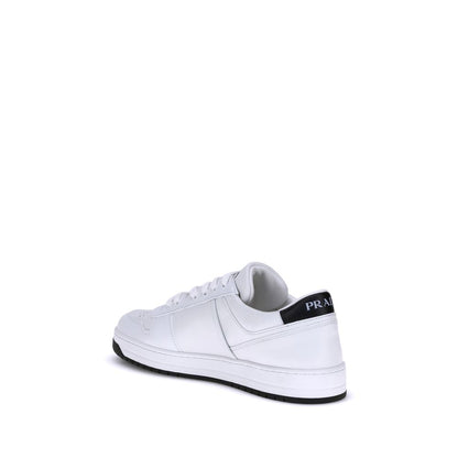 White Calf Leather Bos Taurus Low Top Sneakers