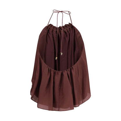 Bordeaux Silk Blouse