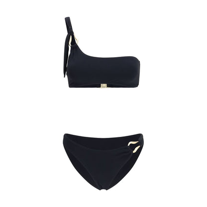Black Elastane Bikini