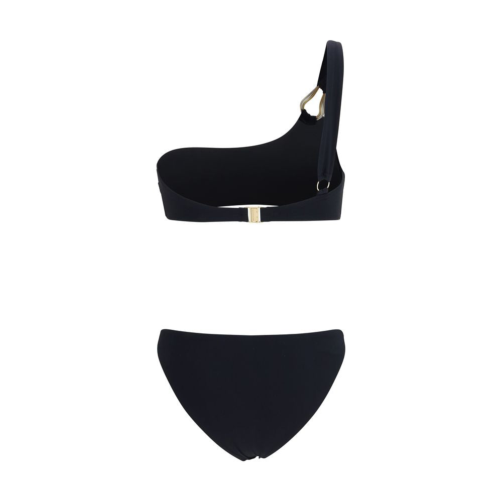 Black Elastane Bikini