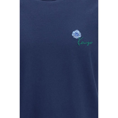 Blue Cotton T-Shirt