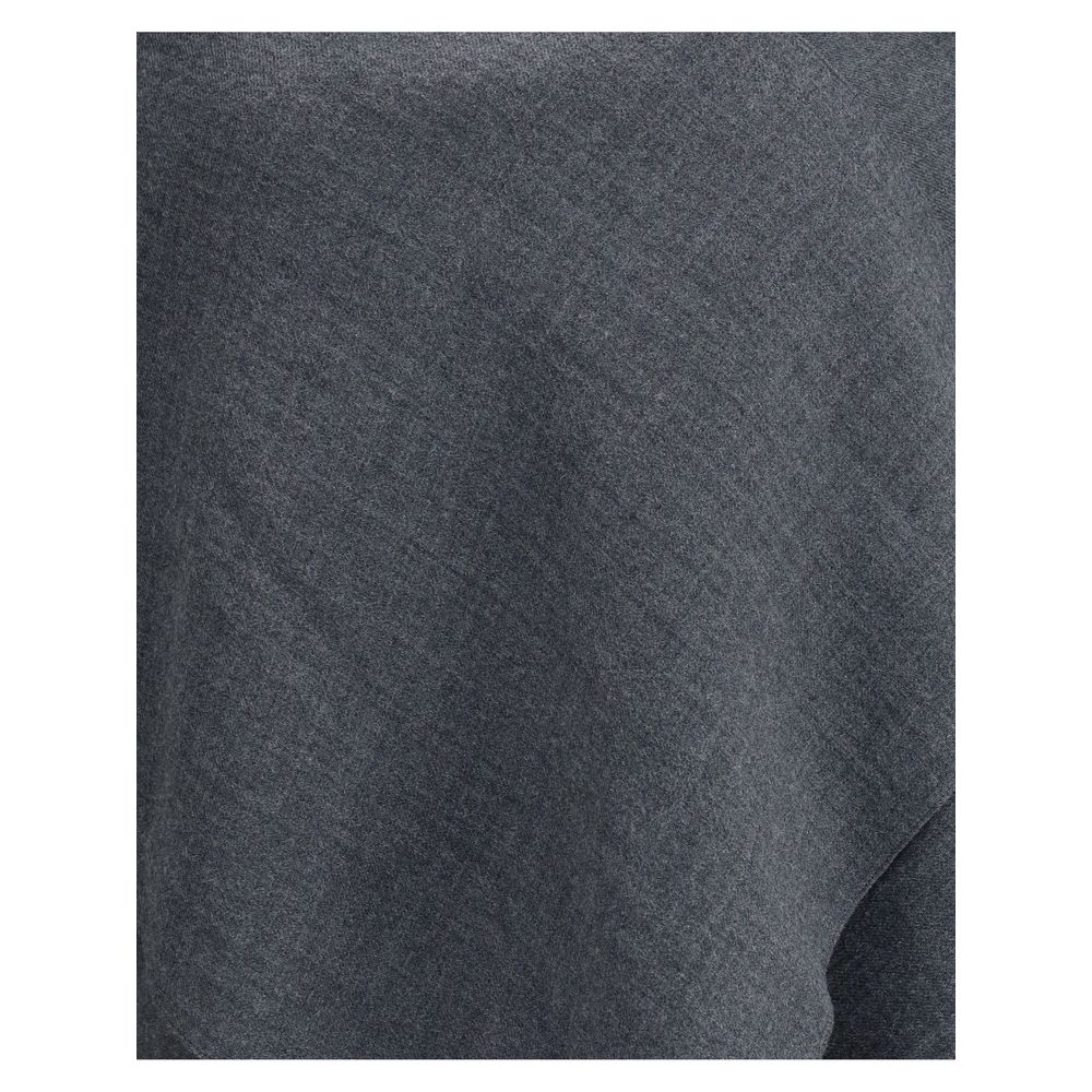 Gray Wool Dress Shirt