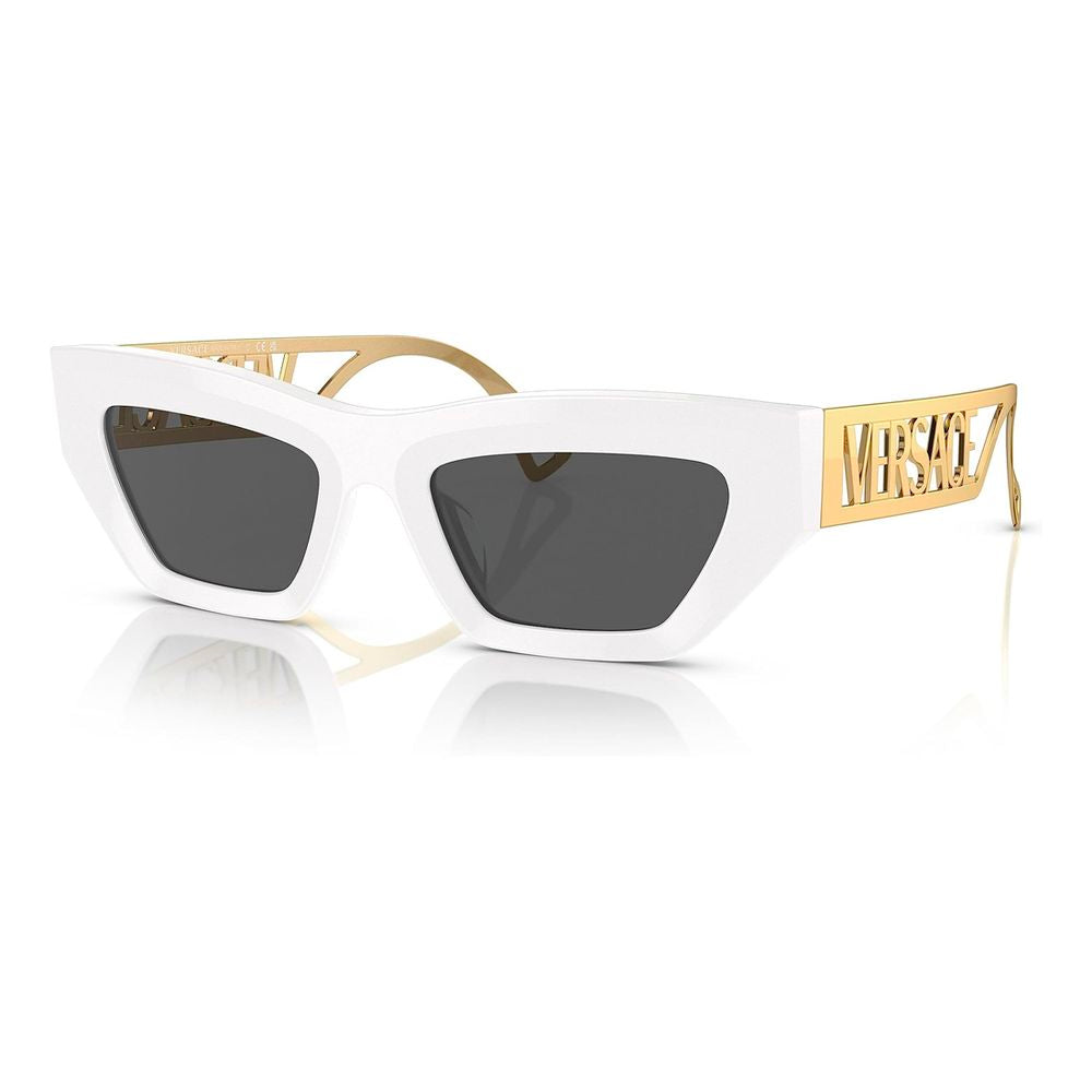 White Acetate Sunglasses