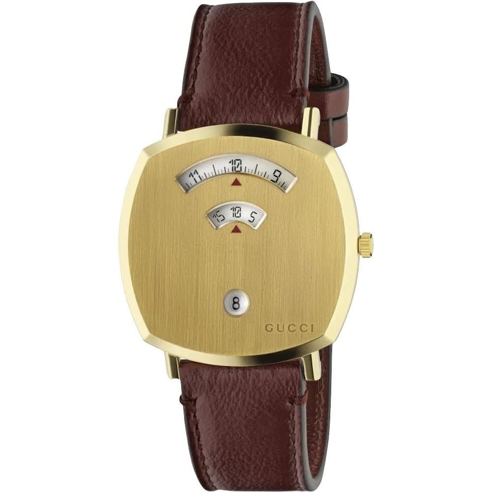 Multicolor Leather Dress Watch