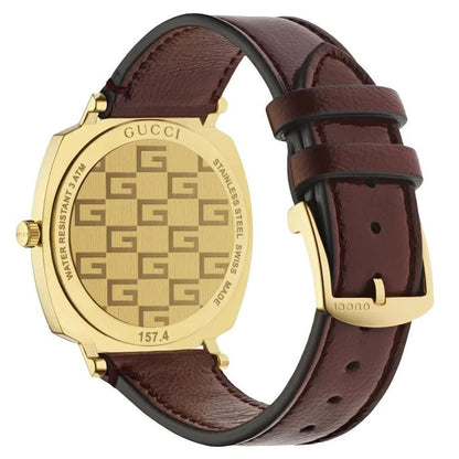 Multicolor Leather Dress Watch