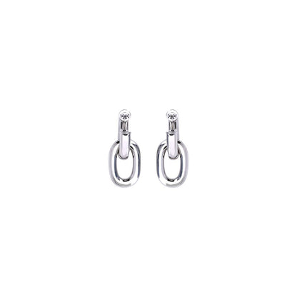 Silver Resin Earrings