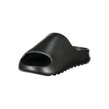 Black Polyurethane Women's Slipper
