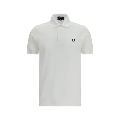 White Cotton Polo Shirt
