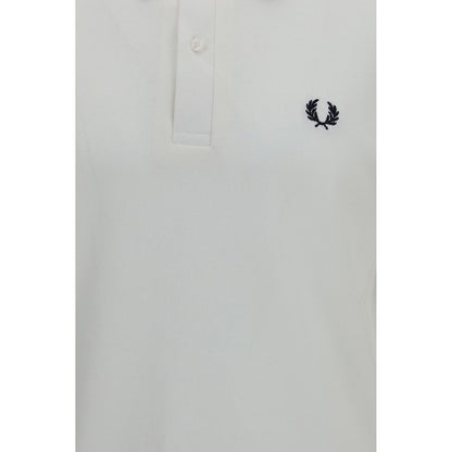 White Cotton Polo Shirt