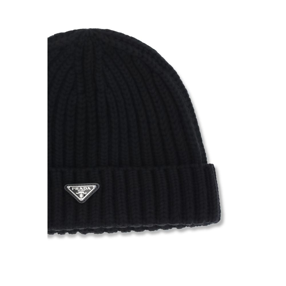 Black Wool Oves Aries Beanie
