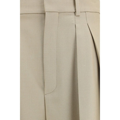 Beige Wool Oves Aries Dress Pants