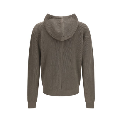 Gray Wool Oves Aries Hoodie